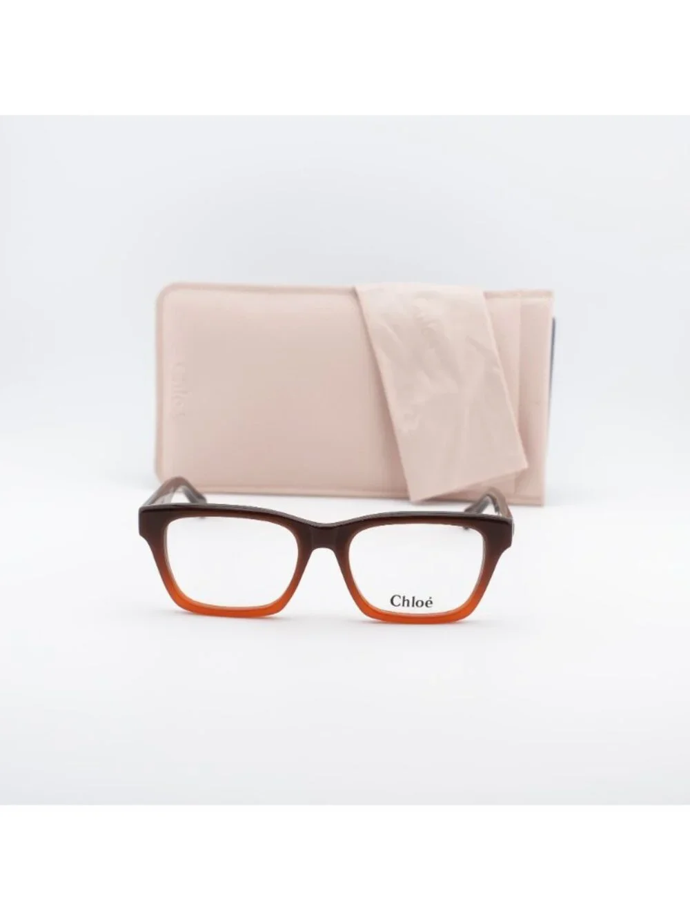 Chloe CH0242O 008 Square Eyeglasses 53mm - Brown